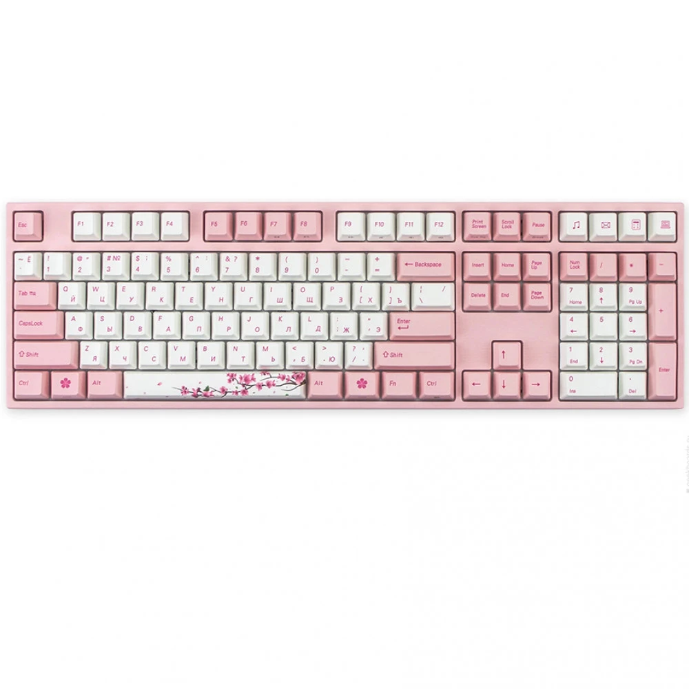 Клавиатура Varmilo Sakura VEA108 Cherry MX Brown A26A042D3A7A06A036 Проводная, USB