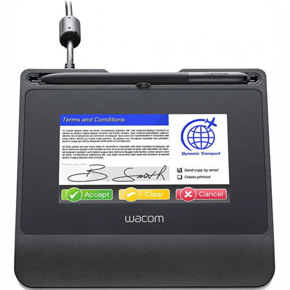 Графический планшет Wacom STU-540 LCD Signature Tablet STU-540-CH2 2540, 1024, 108 х 65 мм, Цветной дисплей