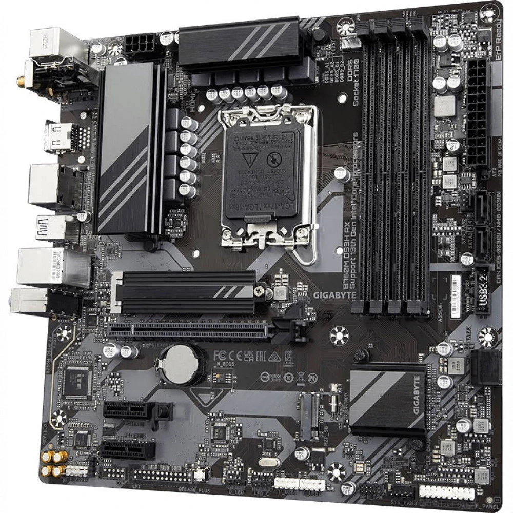 Материнская плата Gigabyte B760M DS3H AX Micro-ATX, LGA 1700
