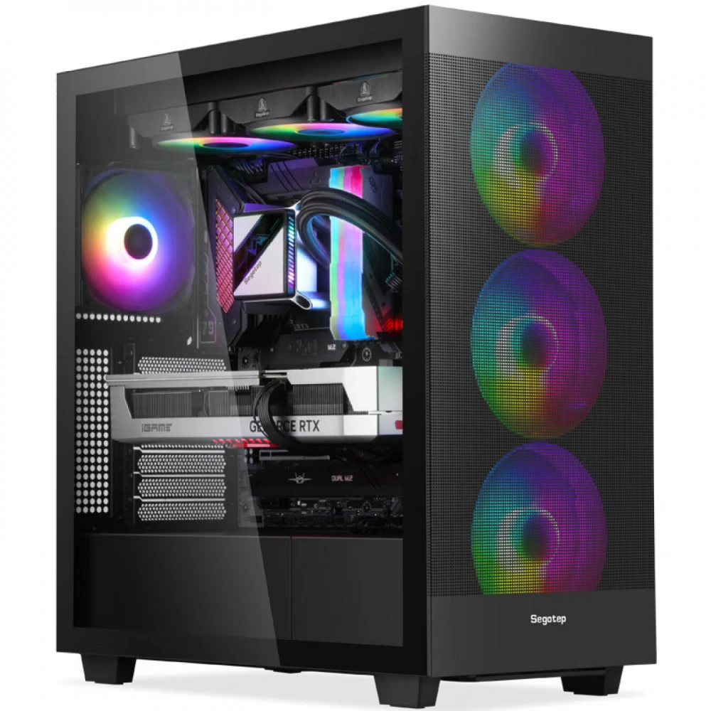 Корпус Segotep Memphis-Flow Glass Memphics-Flow Glass Mid-Tower