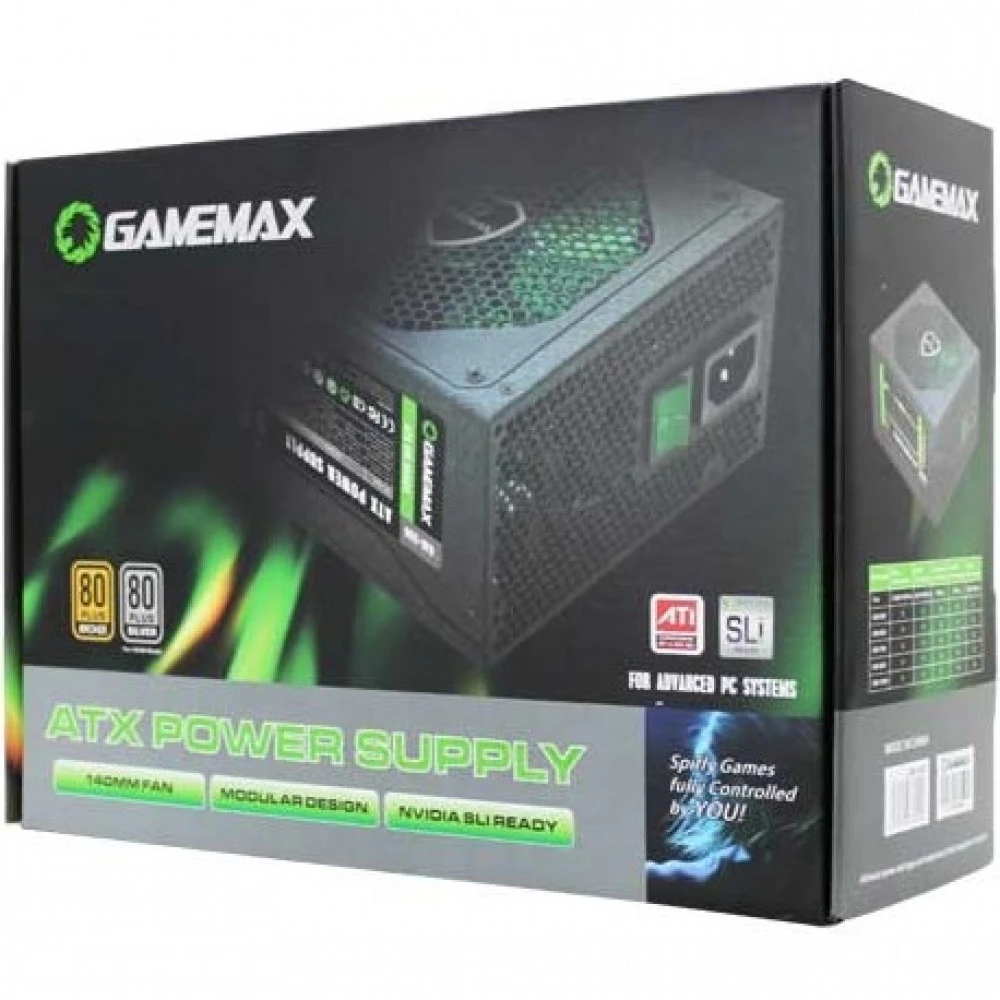 Блок питания GameMax GM 500G 211904000001 500 Вт, 80+ Gold