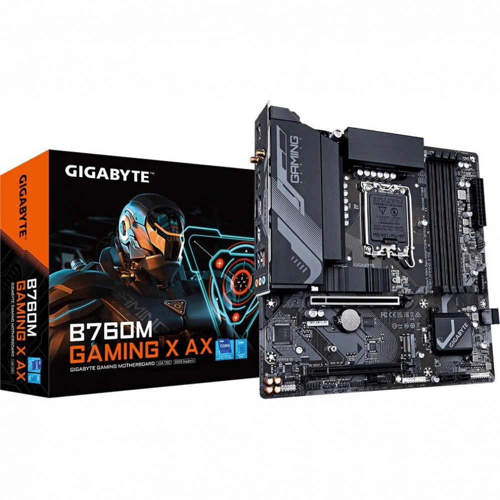 Материнская плата Gigabyte B760M GAMING X AX Micro-ATX, LGA 1700
