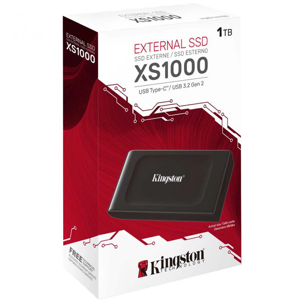 Внешние накопители Kingston XS1000 SXS1000/1000G 1 ТБ
