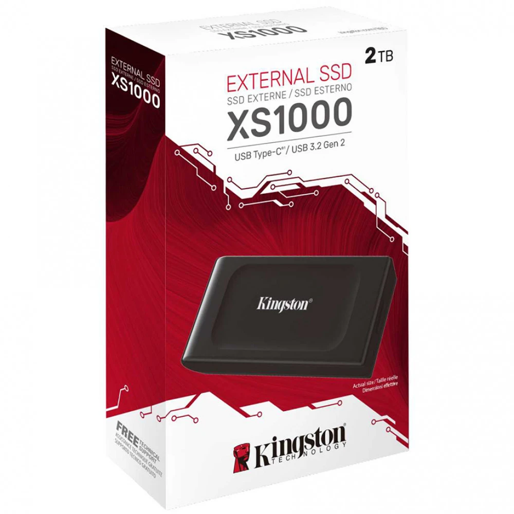 Внешние накопители Kingston XS1000 SXS1000/2000G 2 ТБ