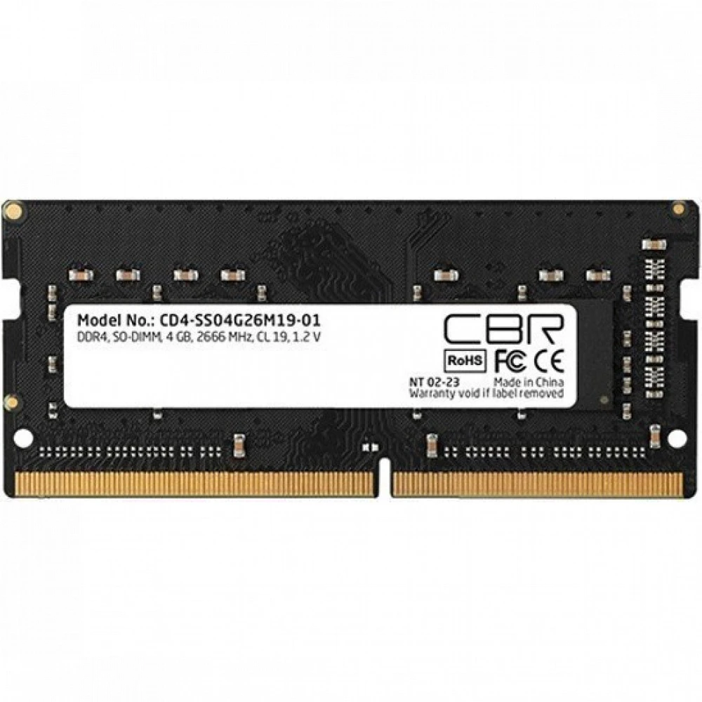 ОЗУ CBR CD4-SS04G26M19-01 SO-DIMM, DDR4, 4 Гб, 2666 МГц
