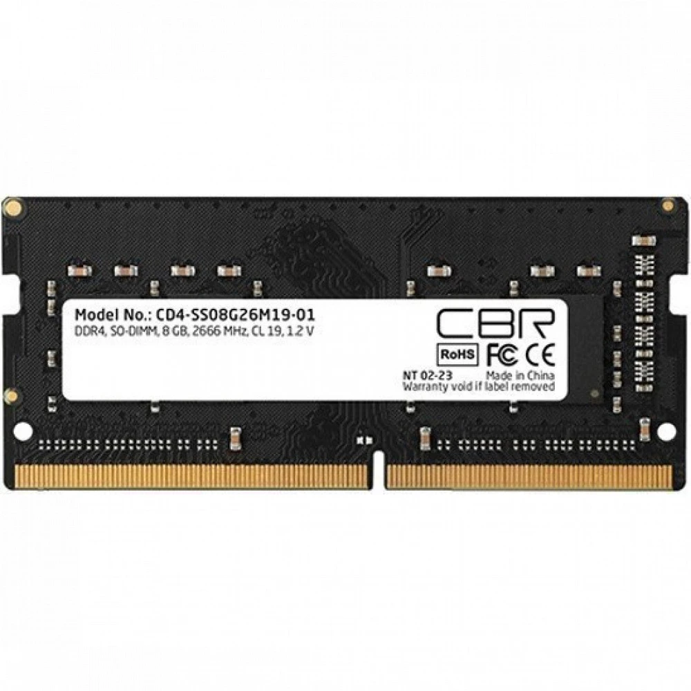 ОЗУ CBR CD4-SS08G26M19-01 SO-DIMM, DDR4, 8 Гб, 2666 МГц