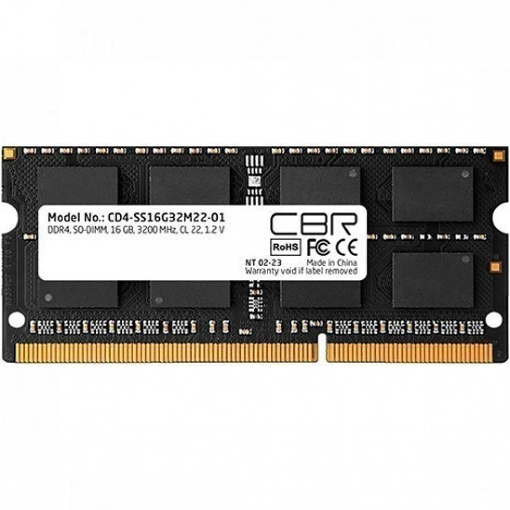 ОЗУ CBR CD4-SS16G32M22-01 SO-DIMM, DDR4, 16 Гб, 3200 МГц