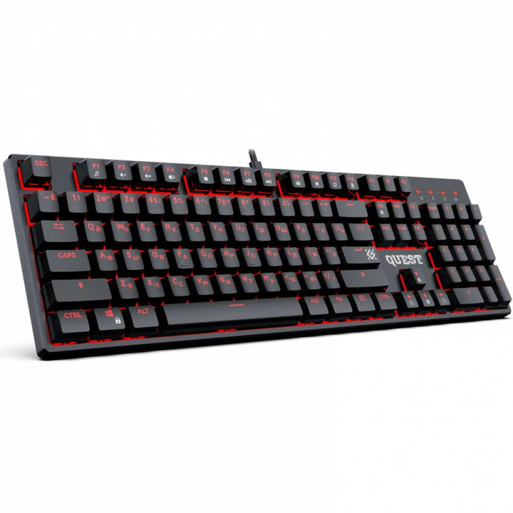 Клавиатура Defender Quest GK-596 Black 45596 Проводная, USB