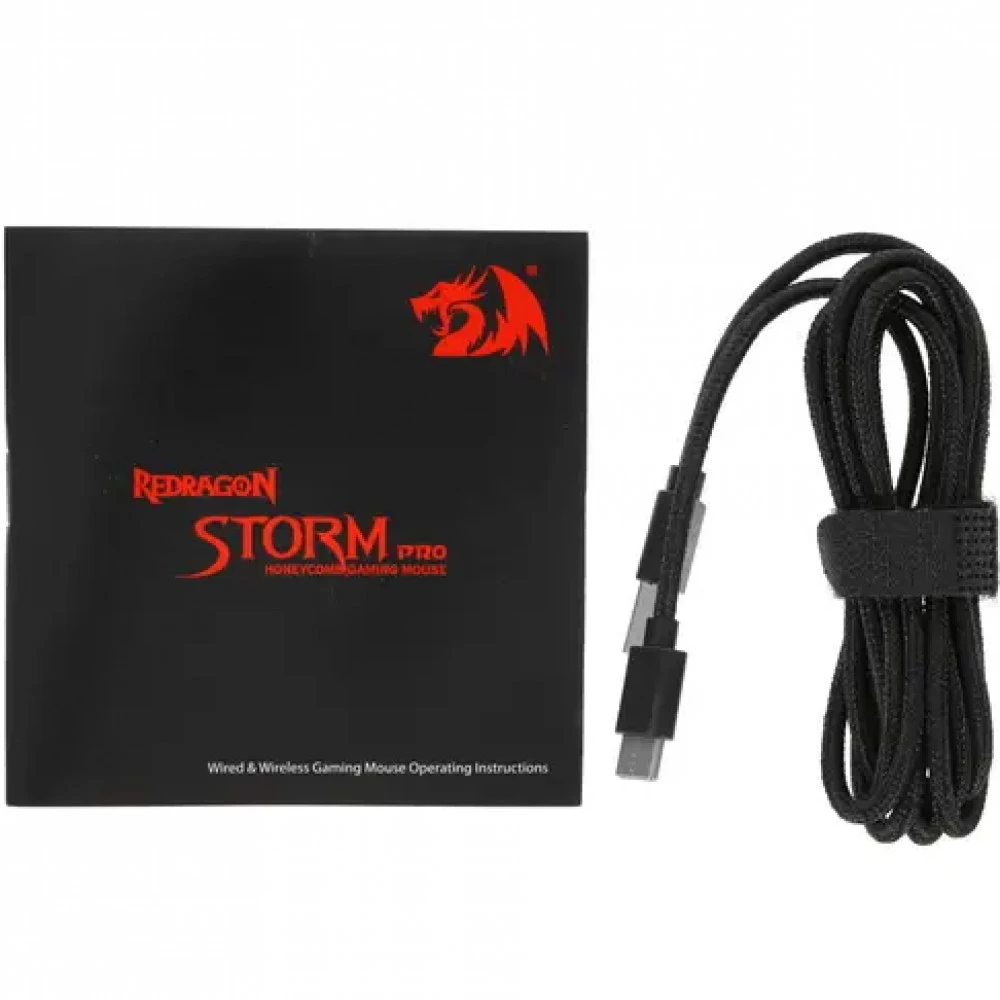 Мышь Redragon Storm Pro RGB 78127 Игровые, Беспроводная