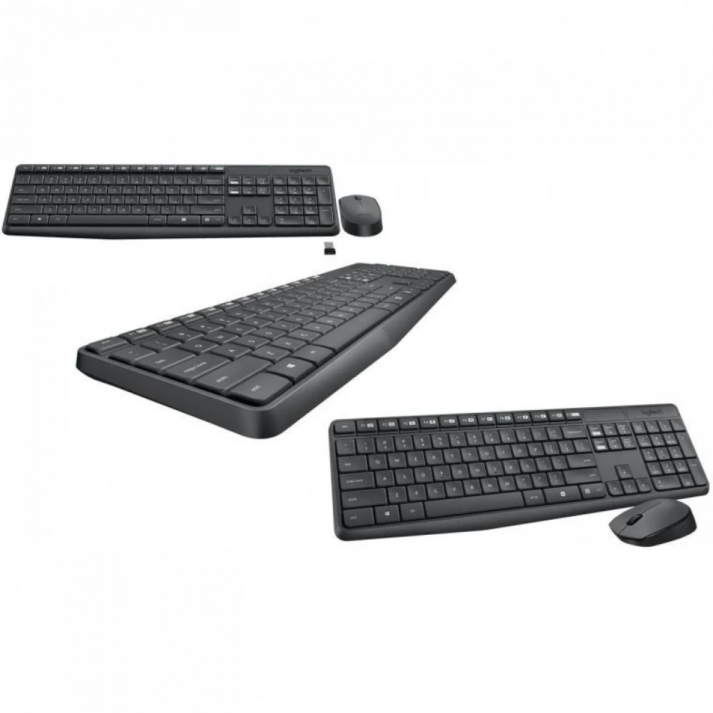 Клавиатура + мышь Logitech Wireless MK235 920-007931