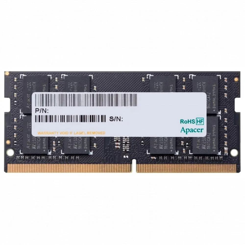 ОЗУ Apacer AS16GGB26CQYBGH/ES.16G2V.GNH SO-DIMM, DDR4, 16 Гб, 2666 МГц
