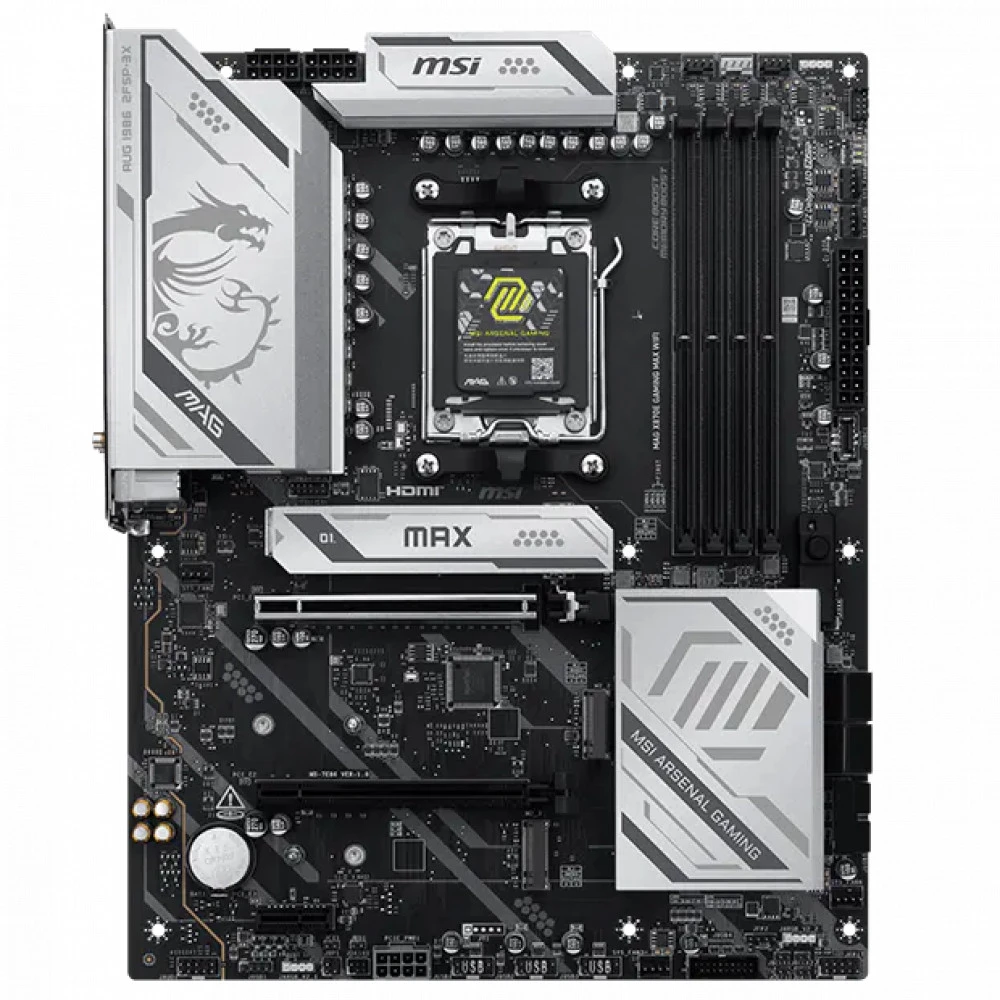 Материнская плата MSI MAG X870E GAMING MAX WIFI ATX, AMD AM5