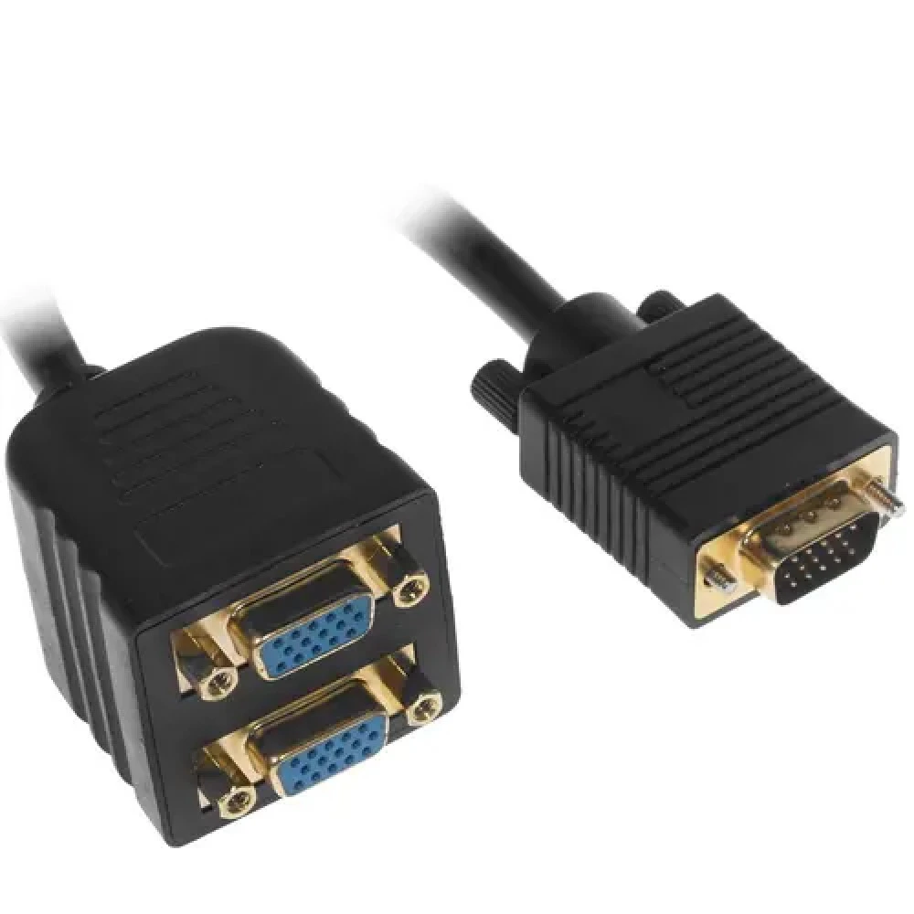 Кабель интерфейсный Cablexpert CC-VGAX2-20CM D-SUB (VGA) - D-SUB (VGA)
