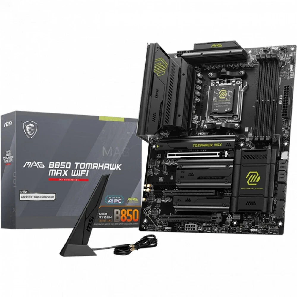 Материнская плата MSI MAG B850 TOMAHAWK WIFI ATX, AMD AM5