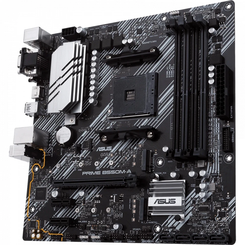 Материнская плата Asus PRIME B550M-A/CSM 90MB14I0-M0EAYC AMD AM4