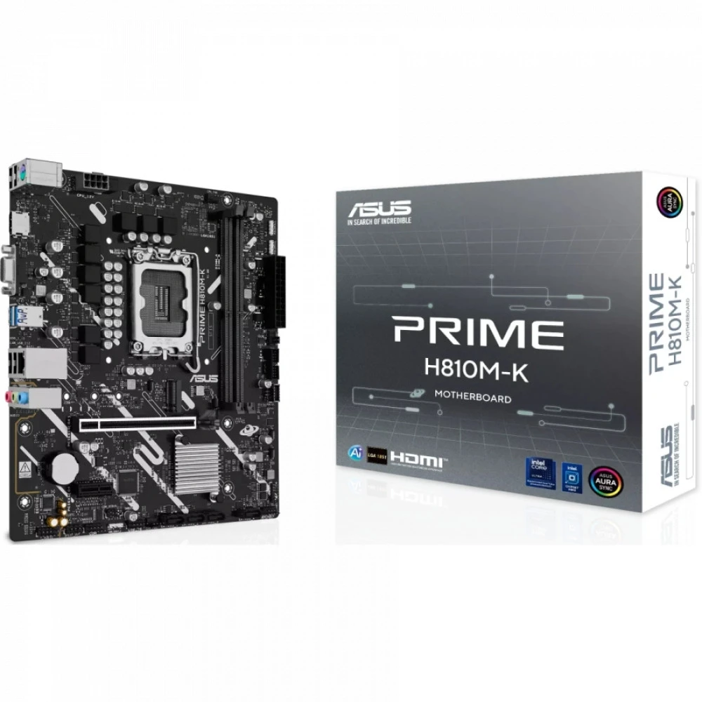 Материнская плата Asus Prime H810M-K 90MB1N10-M0EAY0 Micro-ATX, LGA 1851
