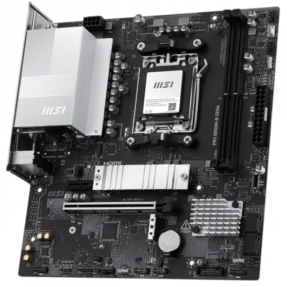 Материнская плата MSI PRO B850M-B GEN4 Micro-ATX, AMD AM5