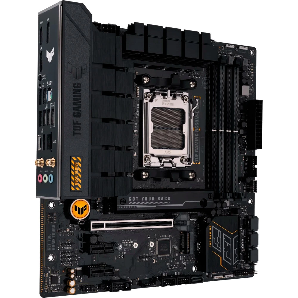 Материнская плата Asus TUF GAMING B650M-E WIFI 90MB1FV0-M0EAY0 Micro-ATX, AMD AM5