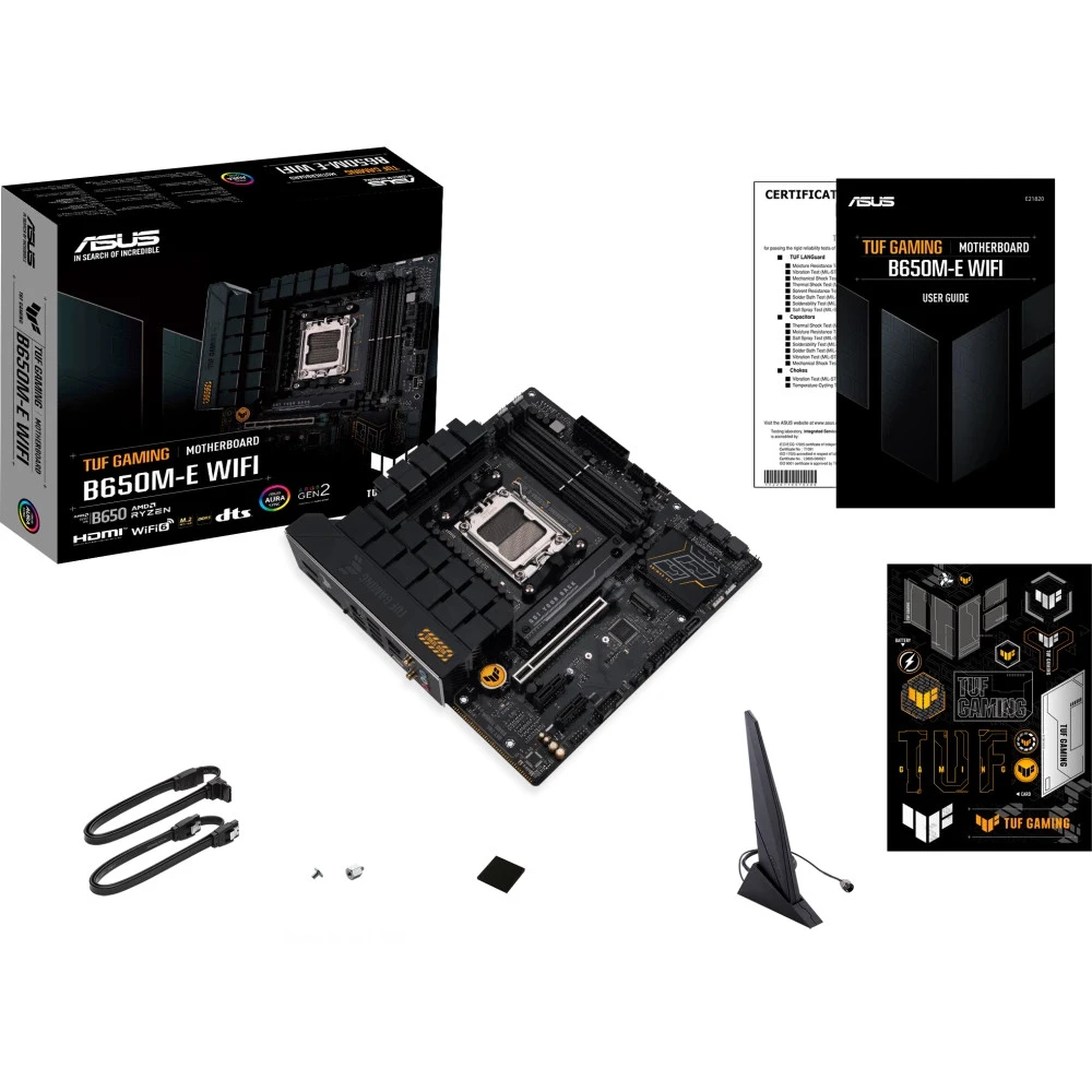 Материнская плата Asus TUF GAMING B650M-E WIFI 90MB1FV0-M0EAY0 Micro-ATX, AMD AM5