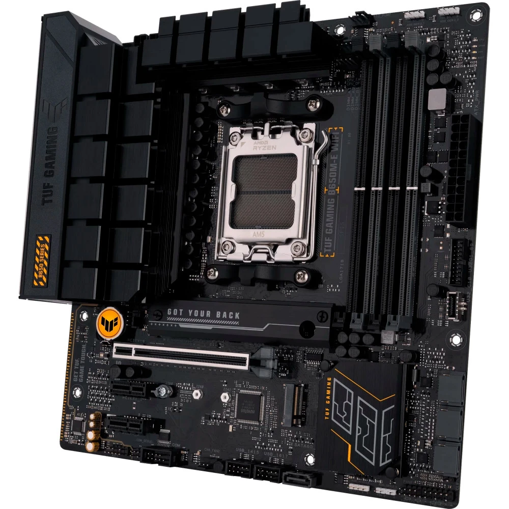 Материнская плата Asus TUF GAMING B650M-E WIFI 90MB1FV0-M0EAY0 Micro-ATX, AMD AM5