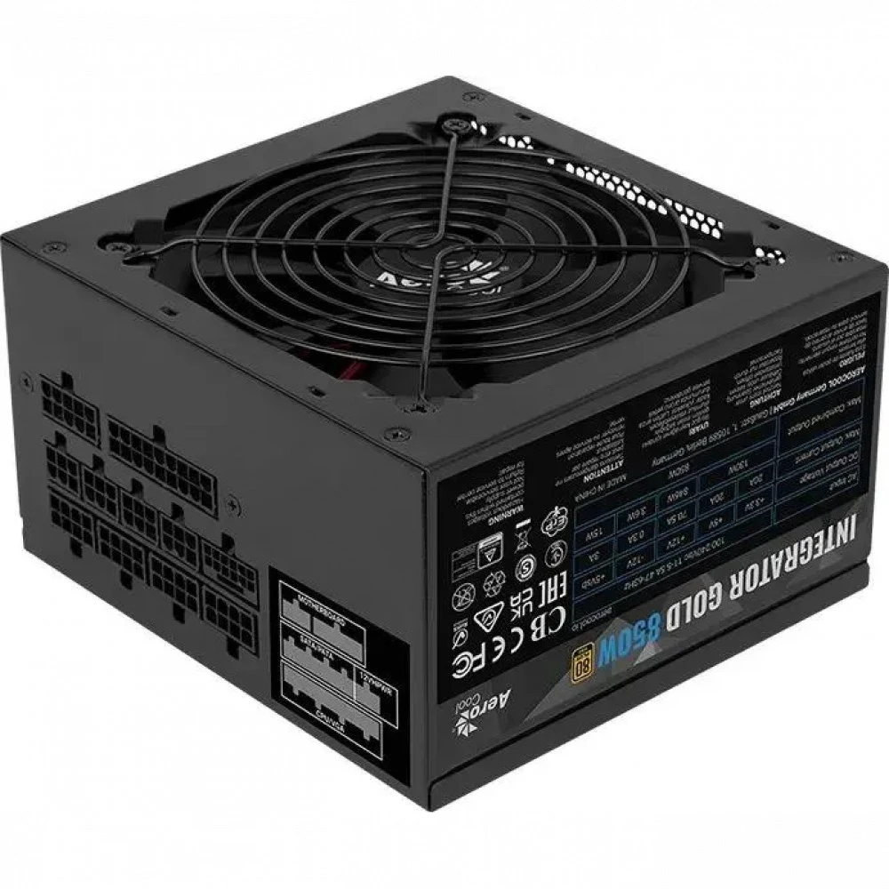 Блок питания Aerocool Integrator Gold ACPG-IM85F_C.31 850 Вт, 80+ Gold