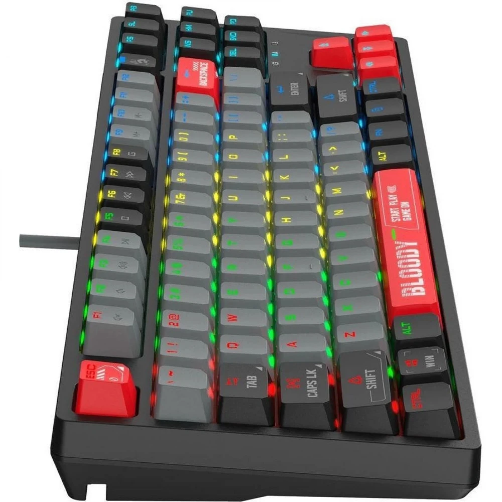 Клавиатура A4Tech Bloody S87 Energy Red S87 USB ENERGY RED Проводная, USB