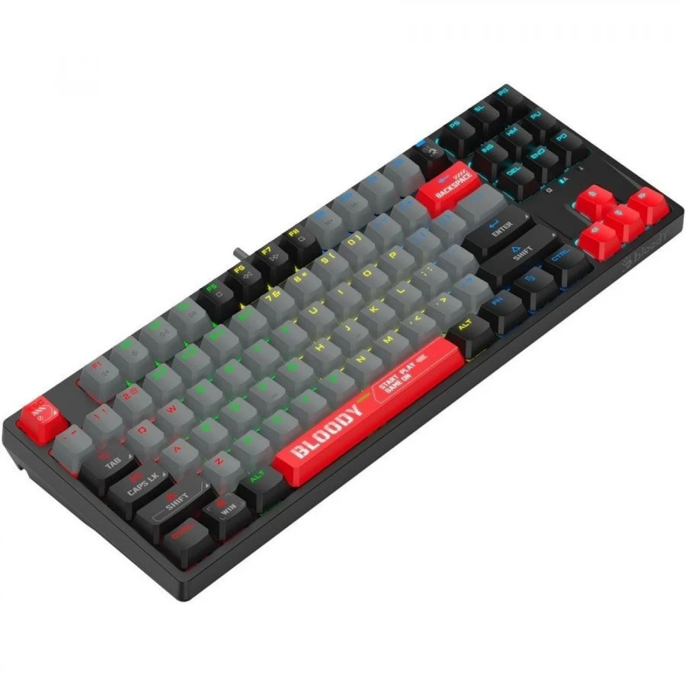 Клавиатура A4Tech Bloody S87 Energy Red S87 USB ENERGY RED Проводная, USB
