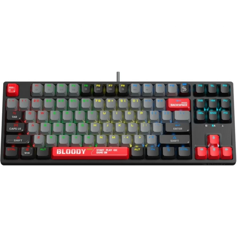 Клавиатура A4Tech Bloody S87 Energy Red S87 USB ENERGY RED Проводная, USB