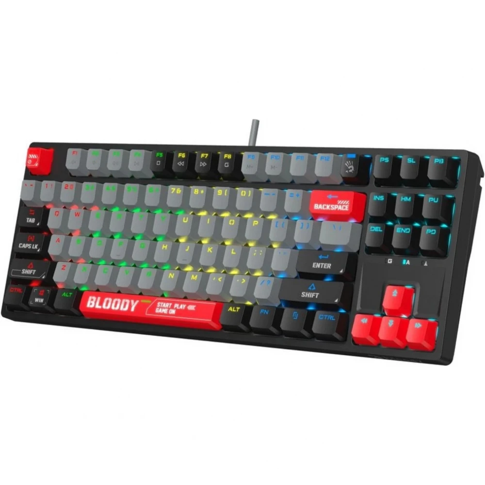 Клавиатура A4Tech Bloody S87 Energy Red S87 USB ENERGY RED Проводная, USB