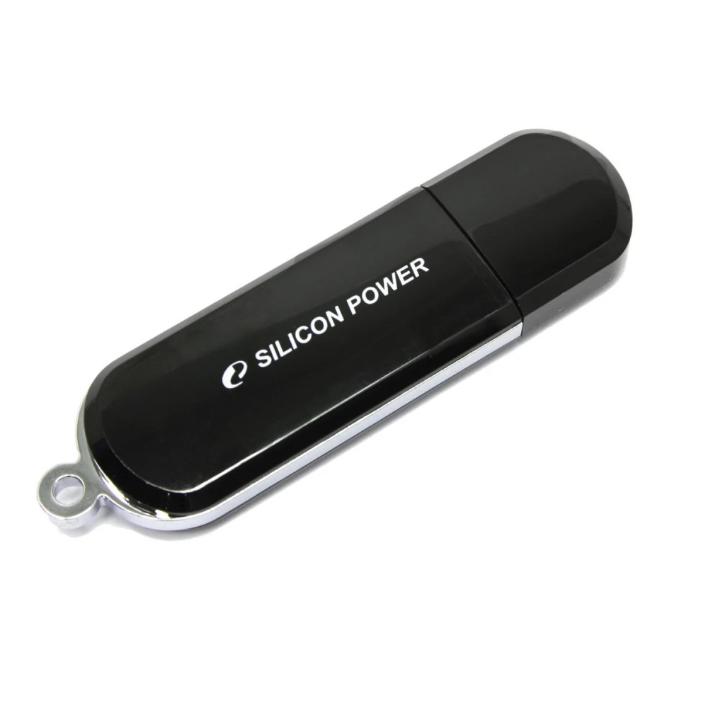 USB флешка (Flash) Silicon Power LuxMini 322 SP064GBUF2322V1K 64 ГБ