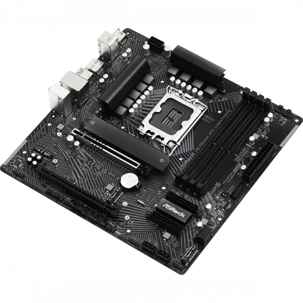 Материнская плата ASRock B760M PG Lightning 90-MXBM20-A0UAYZ Micro-ATX, LGA 1700