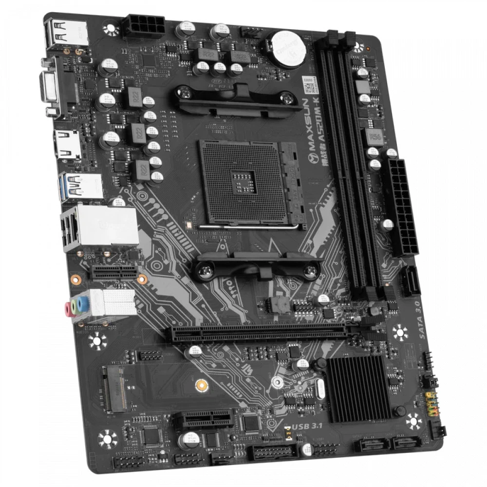 Материнская плата Maxsun Challenger А520М-К 6940709693797 Micro-ATX, AMD AM4