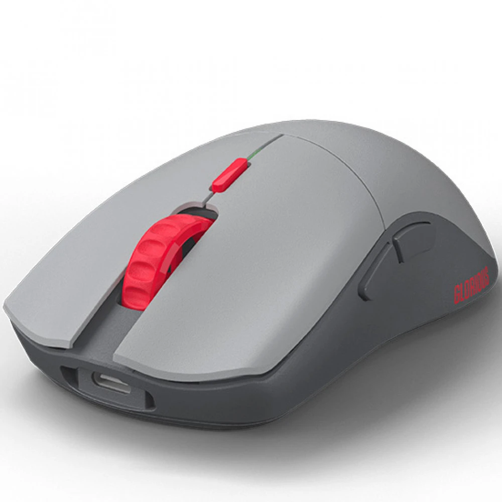 Мышь GLORIOUS Series One PRO серый/красный GLO-MS-P1W-CT-FORGE Игровые, Беспроводная