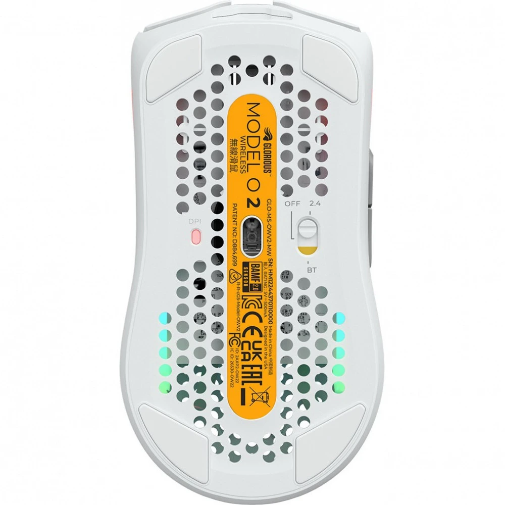 Мышь GLORIOUS Model O 2 Wireless White GLO-MS-OWV2-MW Игровые, Беспроводная