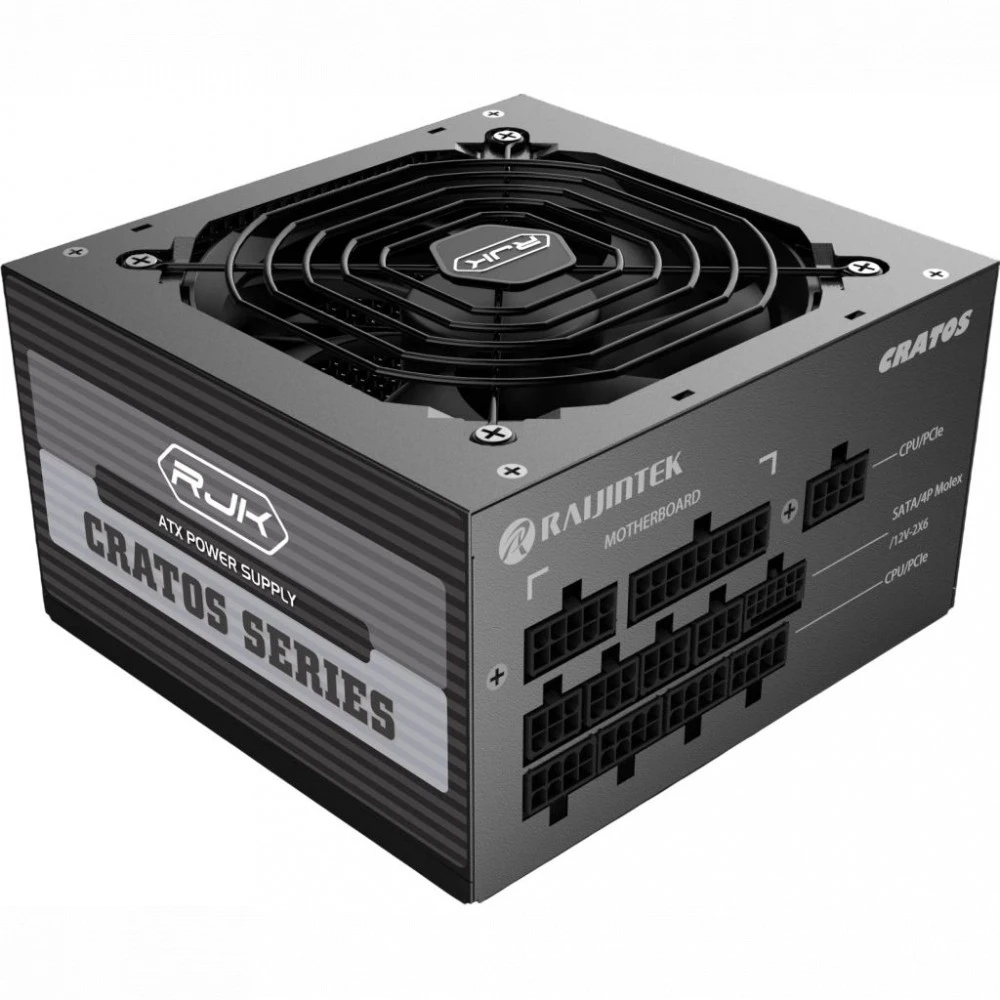 Блок питания Raijintek CRATOS, 80+ Gold 0R30B00005 1000 Вт, 80+ Gold