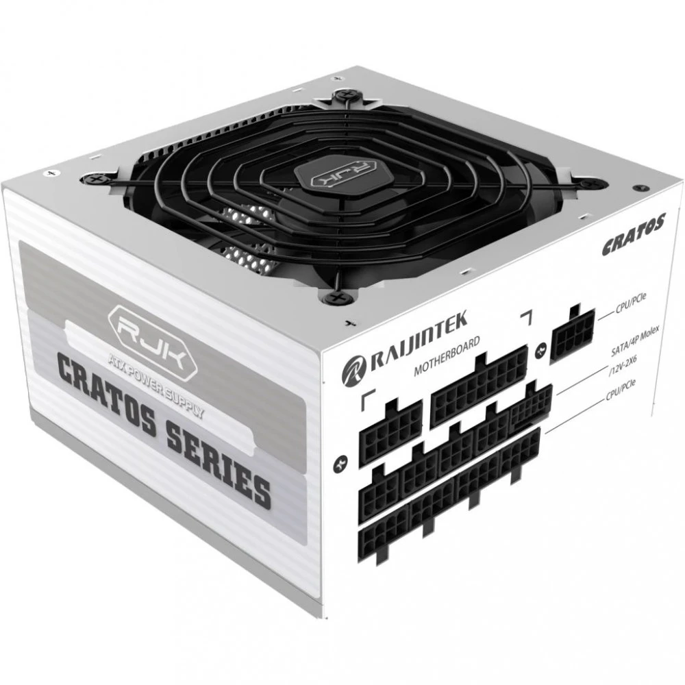 Блок питания Raijintek CRATOS, 80+ Gold, white 0R30B00006 1000 Вт, 80+ Gold