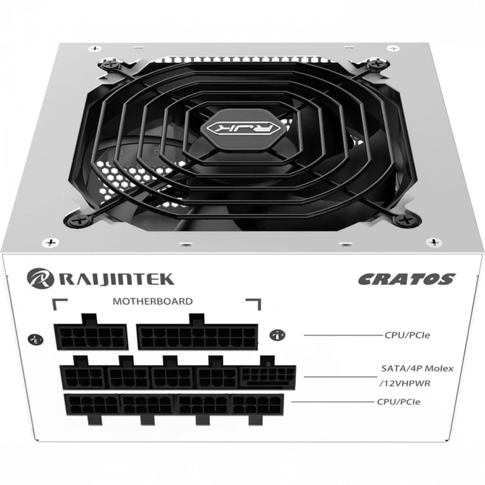 Блок питания Raijintek CRATOS, 80+ Gold, white 0R30B00008 850 Вт, 80+ Gold