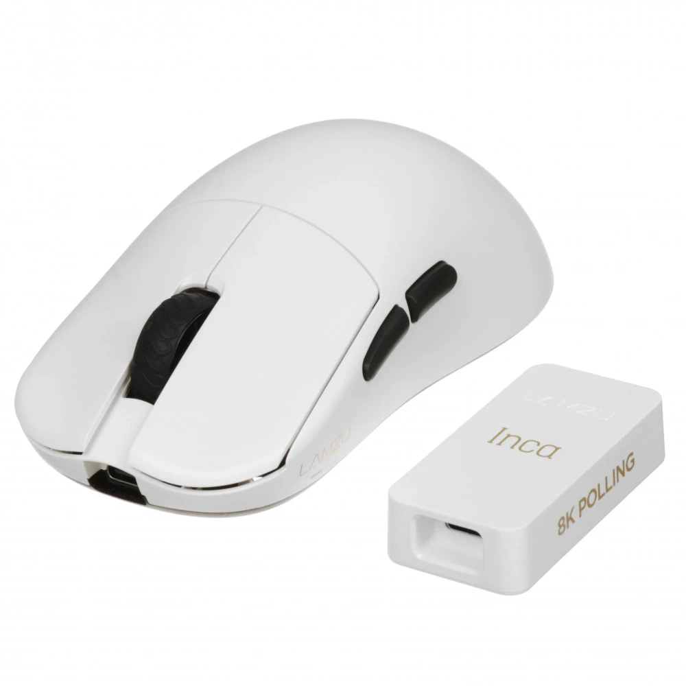 Мышь LAMZU INCA White 6975637430046 Игровые, Беспроводная