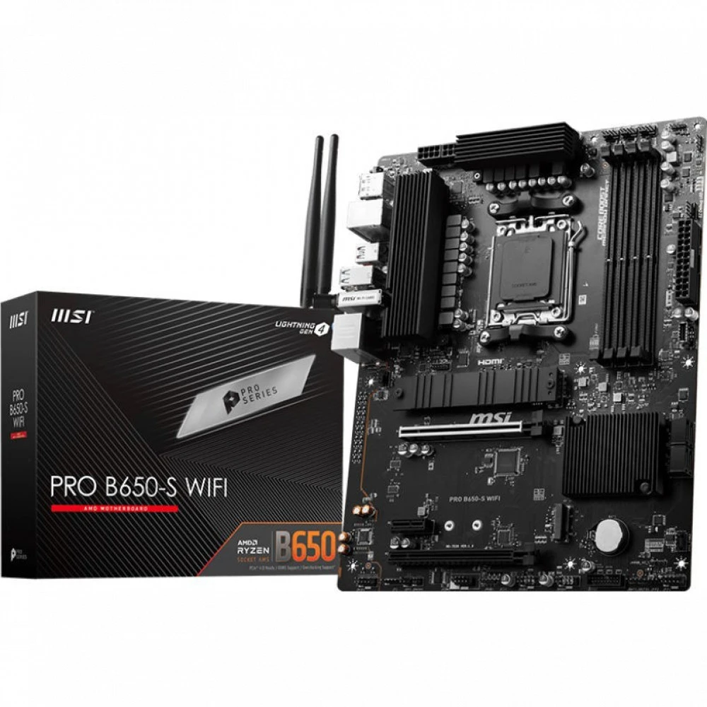 Материнская плата MSI PRO B650-S WIFI ATX, AMD AM5