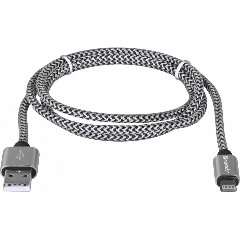 Кабель интерфейсный Defender ACH01-03T PRO 87809 USB Type A - Lightning (8pin)