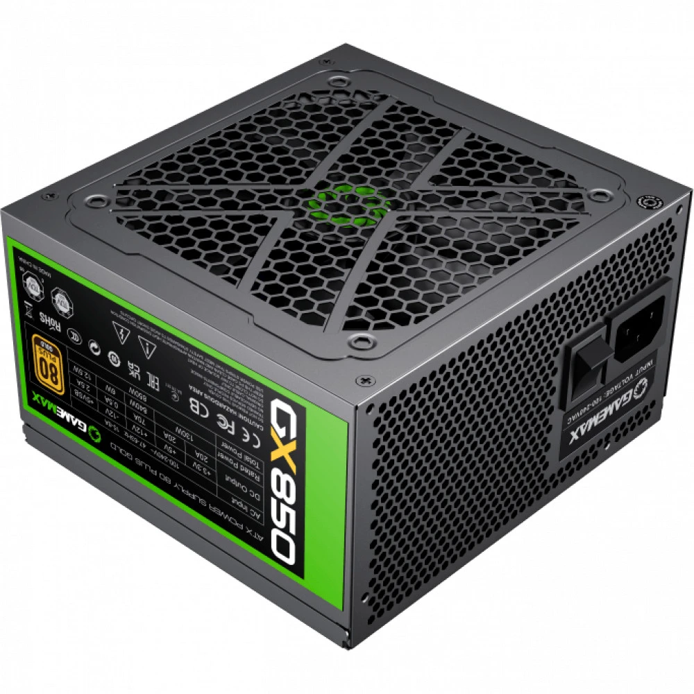 Блок питания GameMax GX-850 850 Вт, 80+ Gold