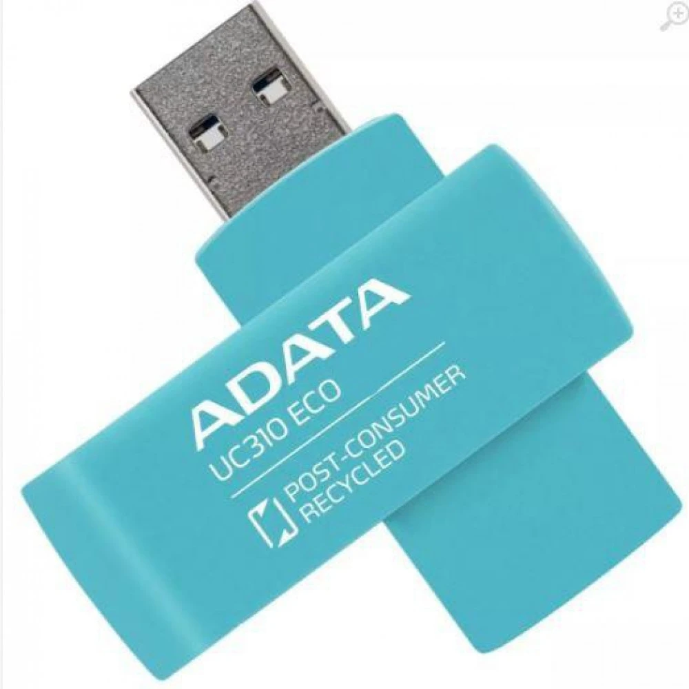 USB флешка (Flash) ADATA UC310 Green UC310E-64G-RGN 64 ГБ