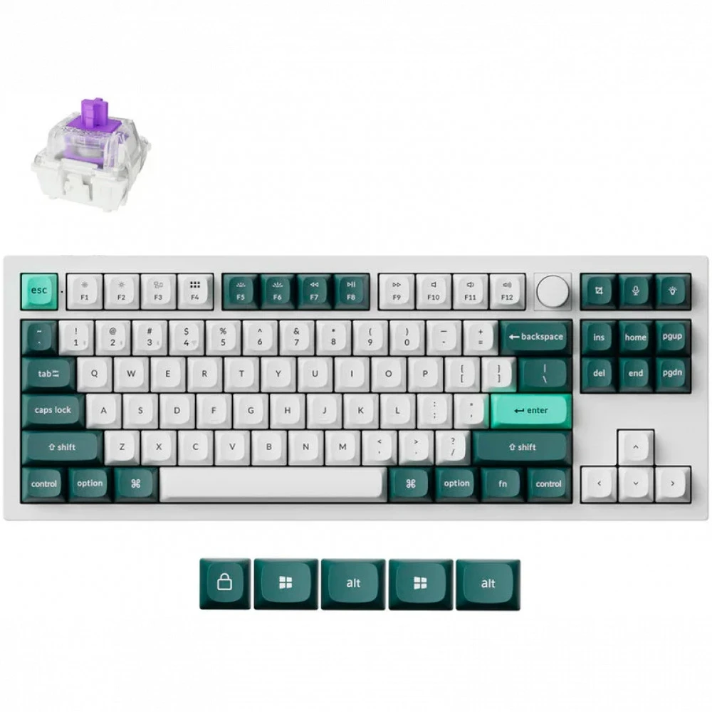 Клавиатура Keychron Q3 HE (Q3H-P1) Q3H-P1P-RU Беспроводная, USB