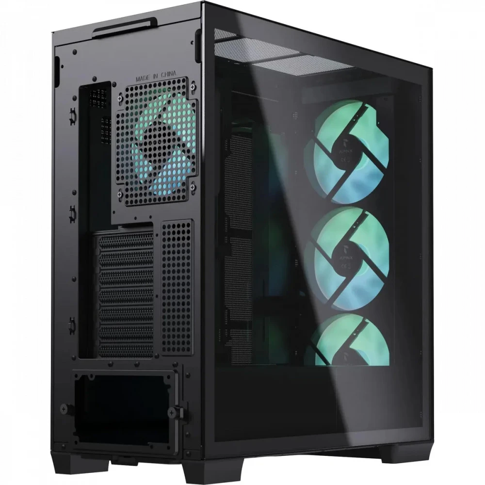 Корпус Aerocool Creator C1 Black (APNX C1 BK) (C1-BK-v1) C1-BK-v1 APCM-CR01043.11 Mid-Tower