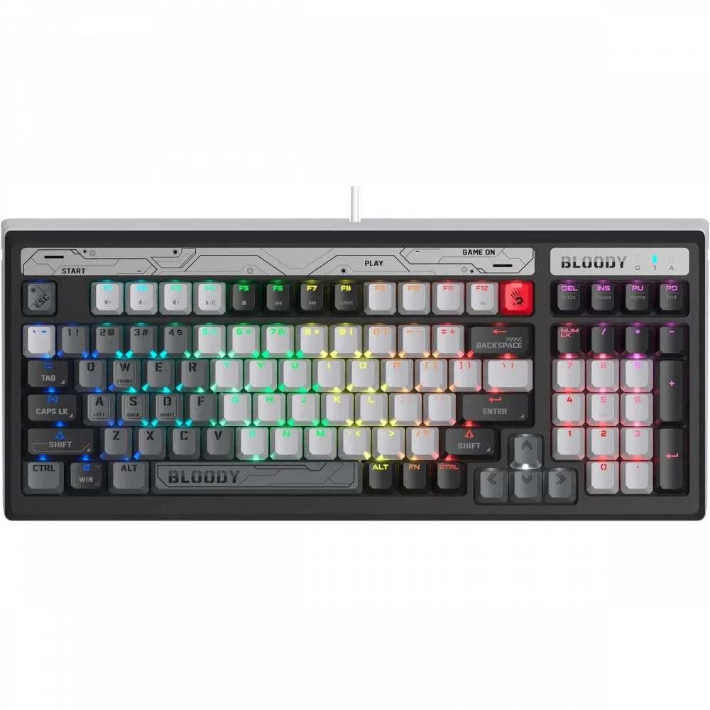 Клавиатура A4Tech Bloody B950 Grey Проводная, USB
