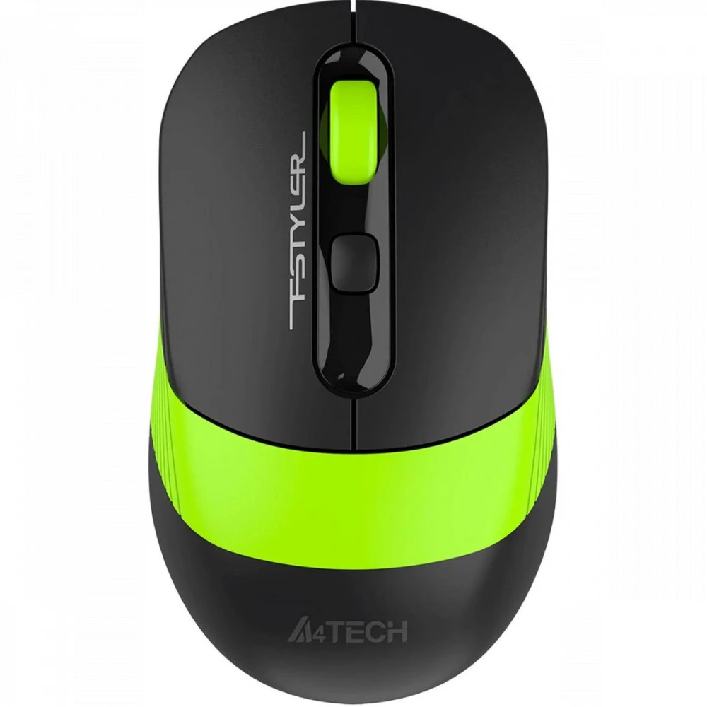 Мышь A4Tech Fstyler FG10CS Air FG10CS AIR SPORTS GREEN Бюджетные, Беспроводная