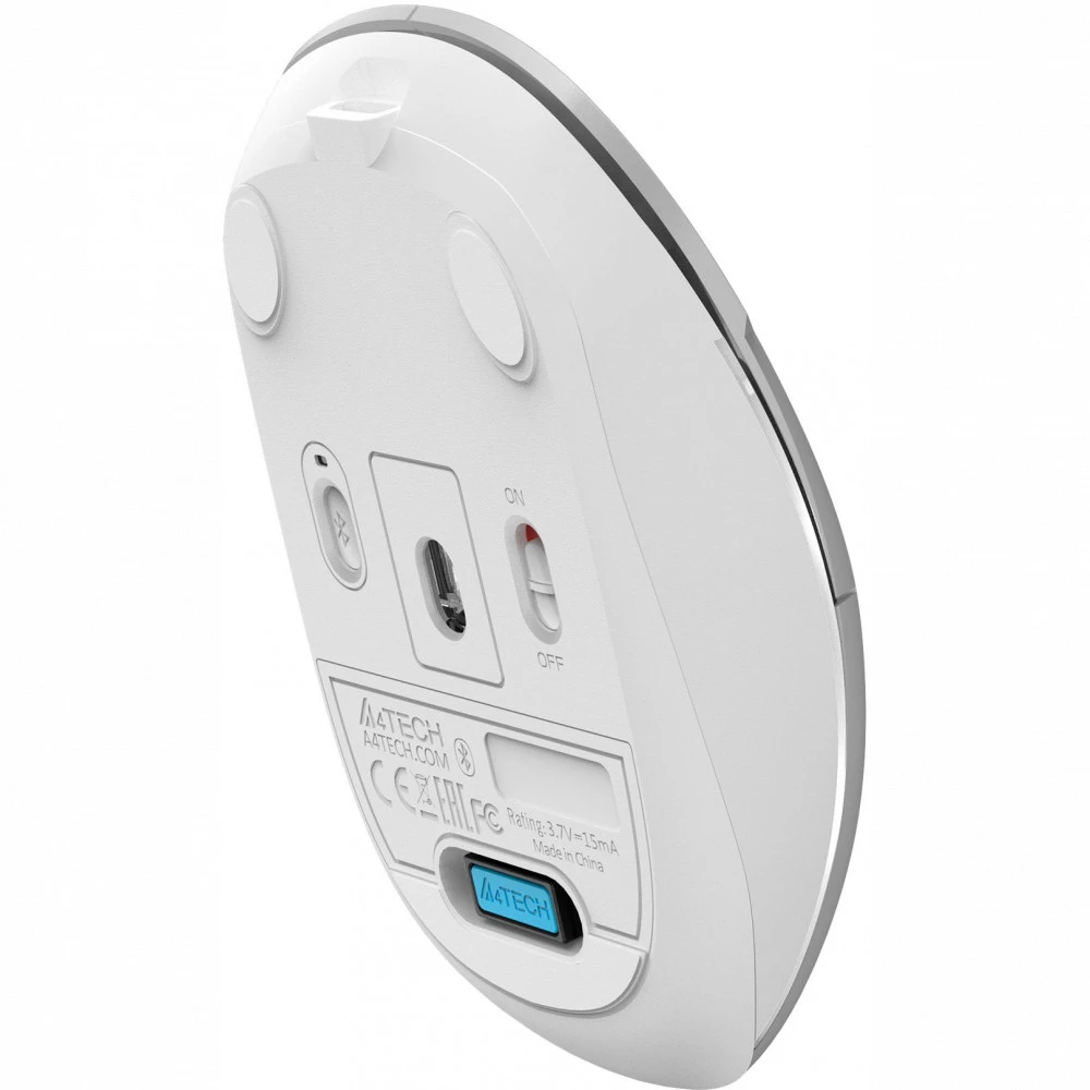 Мышь A4Tech Fstyler FB26CS AIR Icy White Бюджетные, Беспроводная