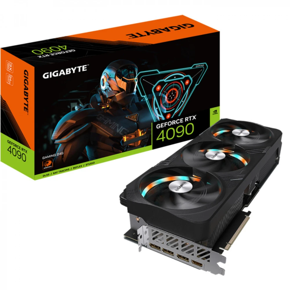 Видеокарта Gigabyte RTX4090 GAMING 24GB GV-N4090GAMING-24GD 1.1 24 ГБ