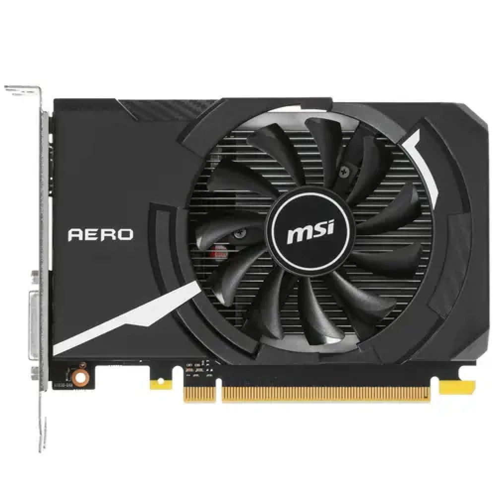 Видеокарта MSI GeForce GT 1030 AERO ITX OC GeForce GT 1030 AERO ITX 4GD4 OC 4 ГБ