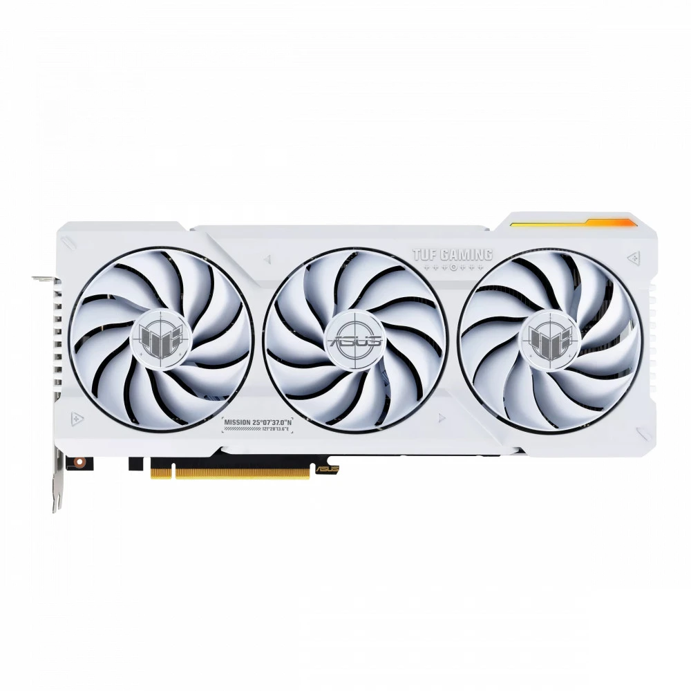 Видеокарта Asus TUF Gaming GeForce RTX 4070 Ti White OC Edition TUF-RTX4070TI-O12G-WHITE-GAMING 12 ГБ
